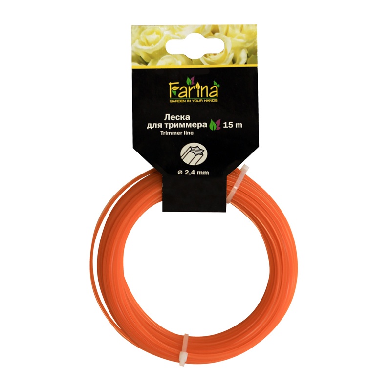Леска триммера 1.6мм 15м звезда Фарина 93367