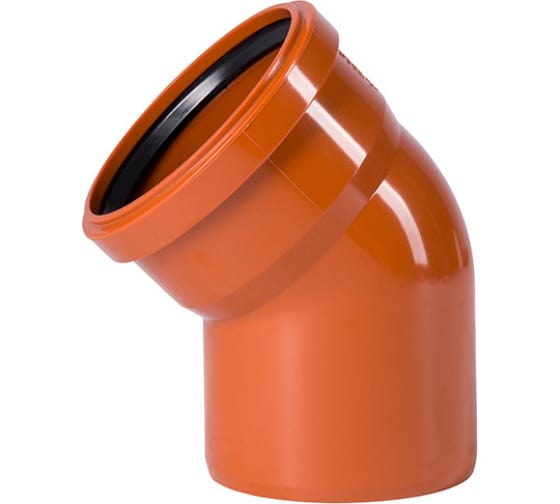 Отвод канализационный наружный 160*45 Остендорф 