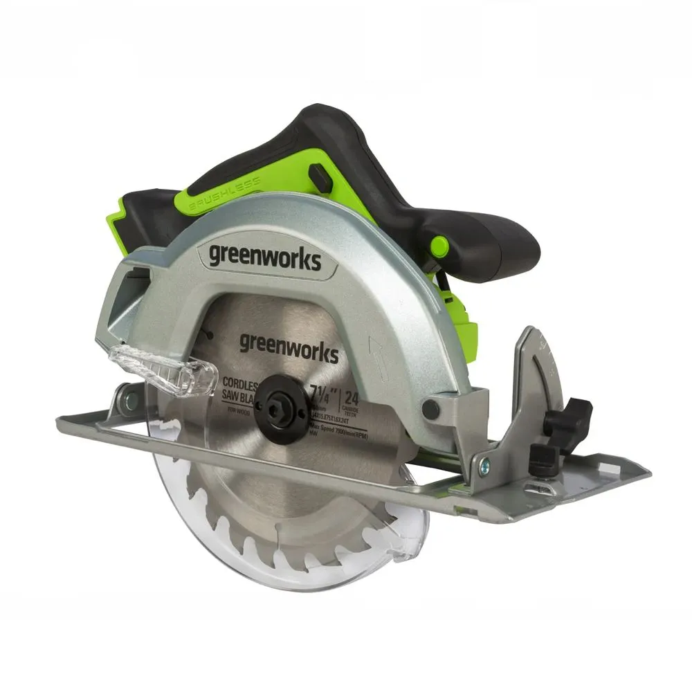 пила циркул 24В GreenWorks GD24CS 1500907