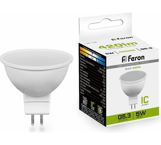 Лампа светодиодная LB-24 5Вт FERON 25126 