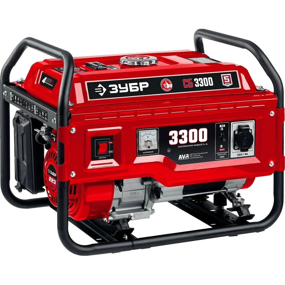 генератор бенз эл\старт 3300Вт Зубр СБ-3300Е