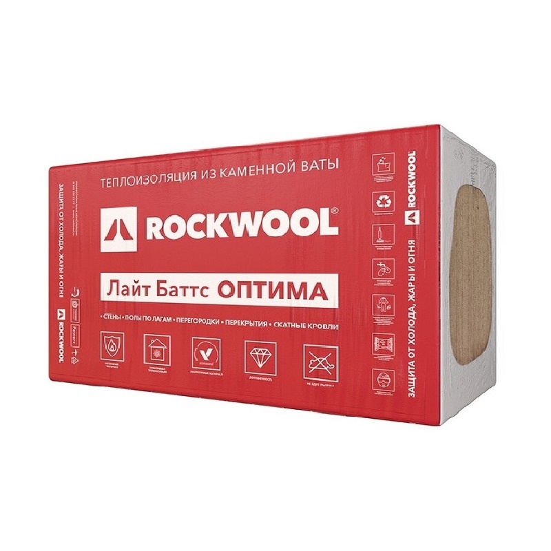 Роквел Лайт Баттс Оптима 1000*600*100мм 5шт 3.0м2
