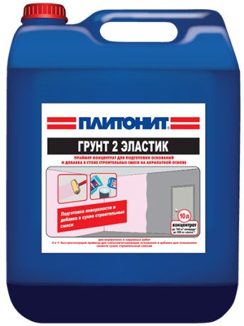 Плитонит Грунт-2 эластик 3л Уценка