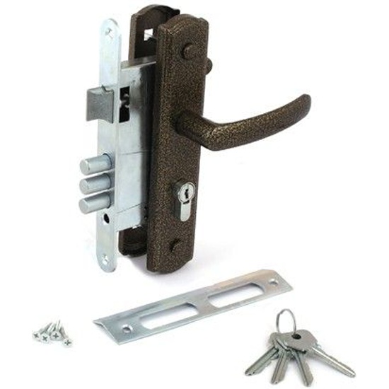 Замок врезной Avers ЗВ4-1-8 бронза 