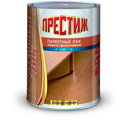 Лак Престиж 0.9 алкидно-уретановый паркетный матовый