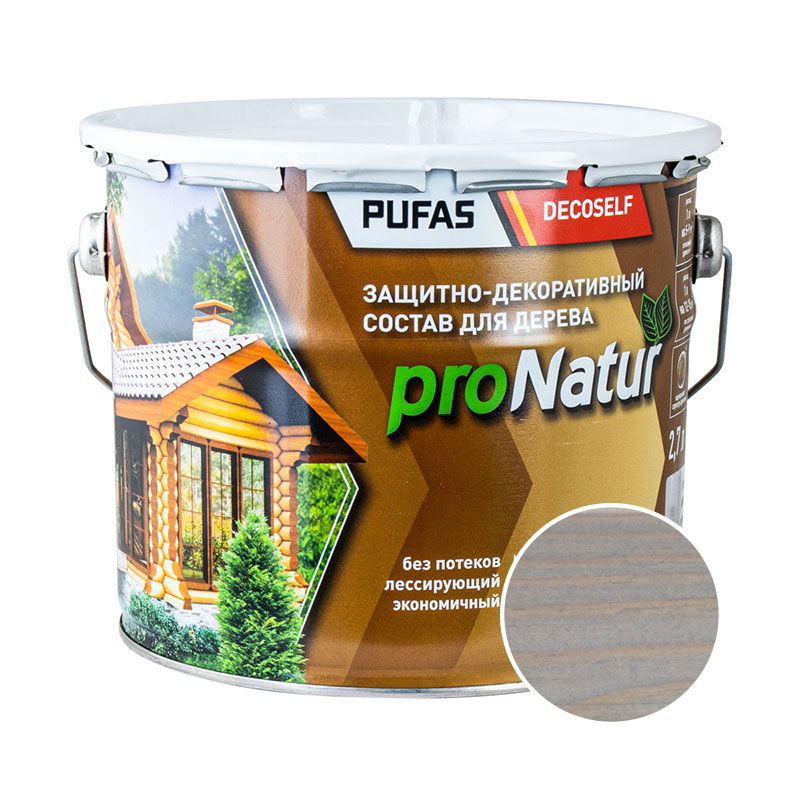 антисептик Пуфас ProNatur 2.7 серый туман