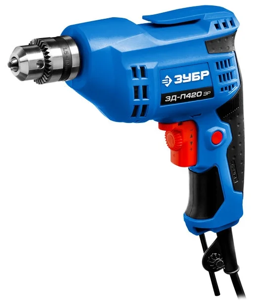 Дрель безударная Зубр 420Вт ЗД-П420