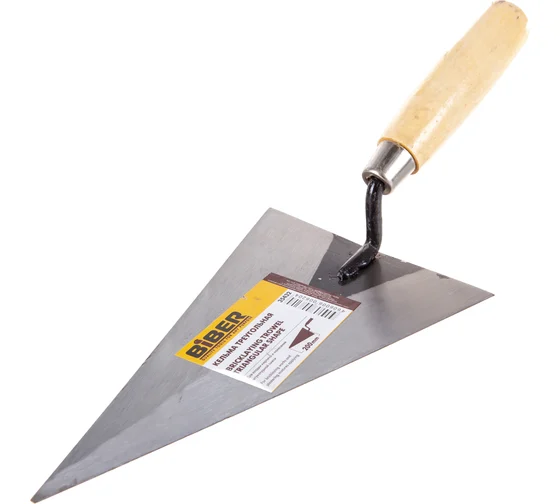 кельма треугол 200мм дер\руч Бибер 35432