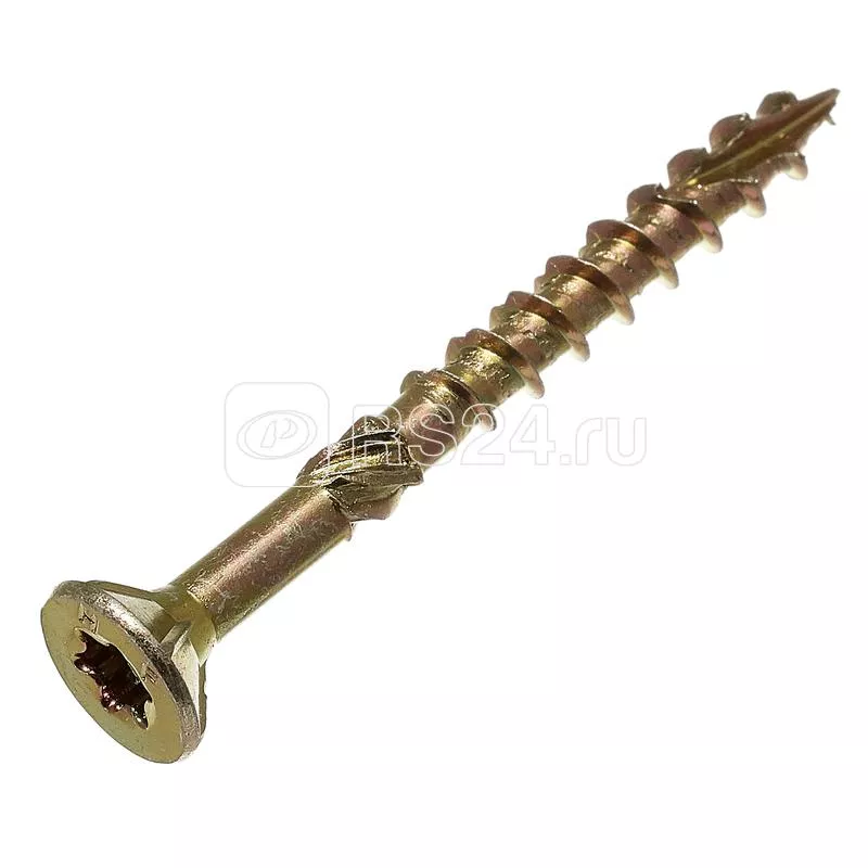 саморез констр самозен Torx 5*80 желт 100шт