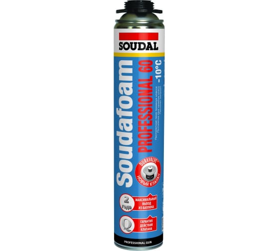 Пена монтажная Sоudafoam Prof60 профессиональная зимняя