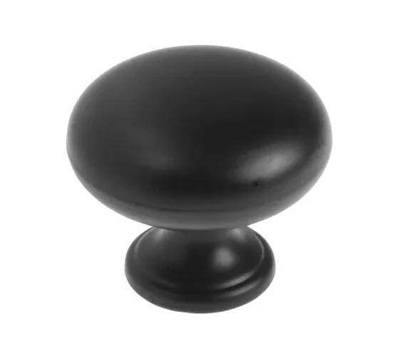 Ручка-кнопка Б пласт черная