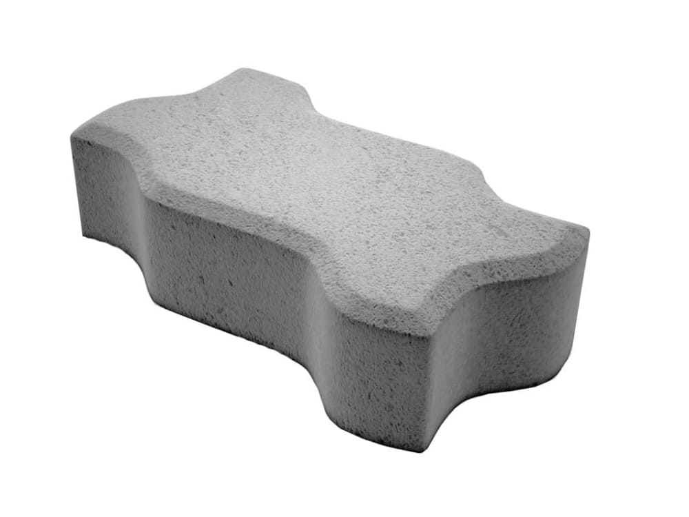 Плитка тротуарная 200*100 серая Волна