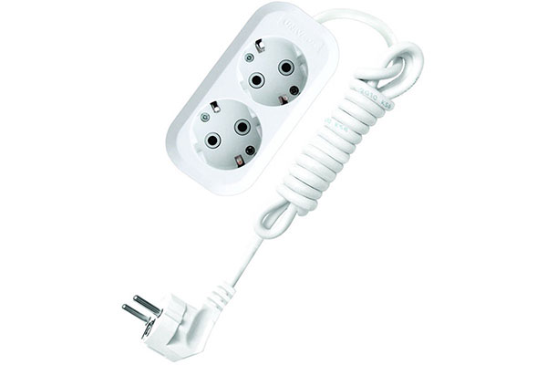 удлинитель 2м\2гн с\заз Юниверсал 111447