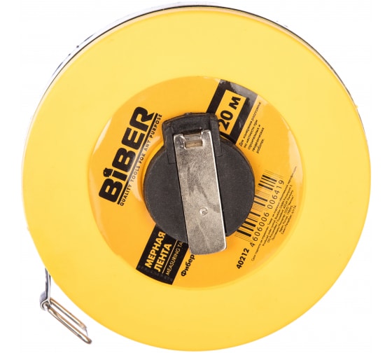 Рулетка-лента 20м*10мм Бибер 40212