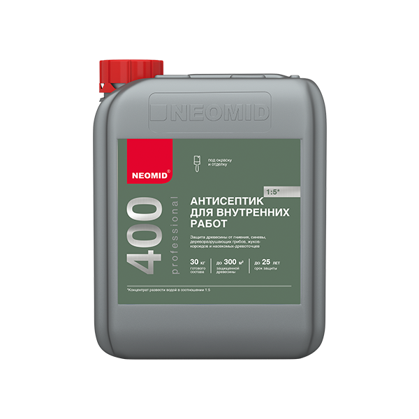 Неомид 400 антисептик для внутренних работ 5л 