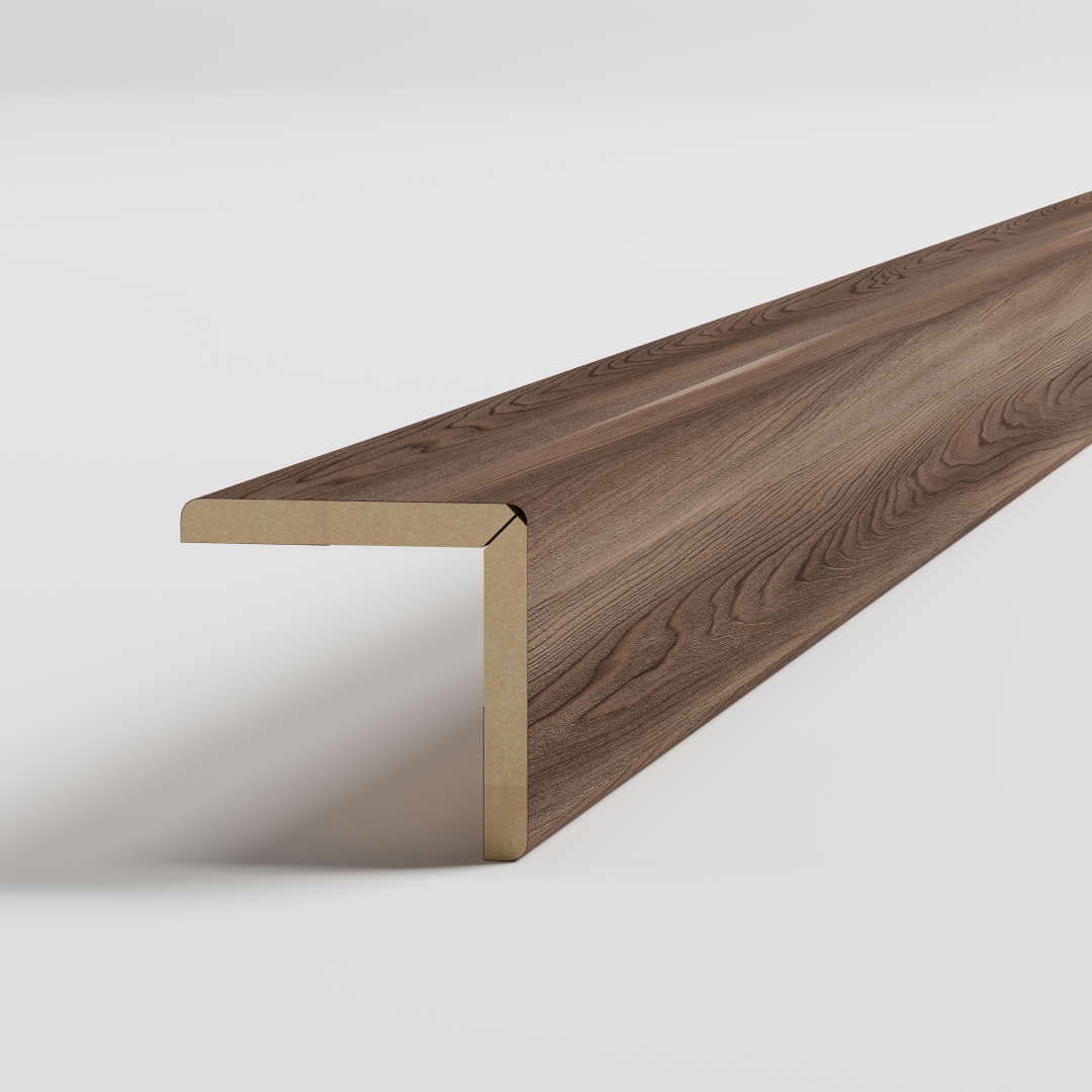 угол ун МДФ 2700*24*24мм ОрехБразил Stella C-L118