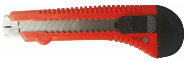 Нож строительный 18мм Монтажник с отламывающим лезвием 600501