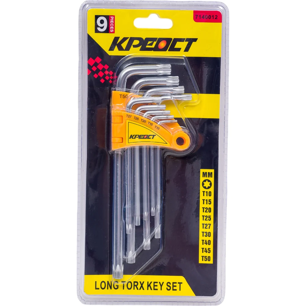 н-р ключей гаечных (9шт) больш Креост TORX 7140012