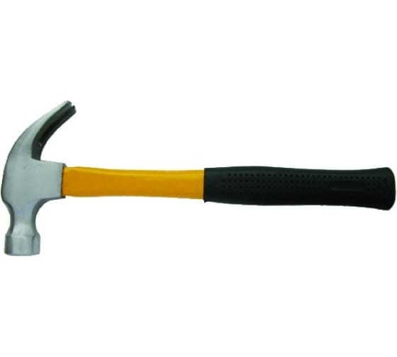 Молоток-гвоздодер 225г фиберглассовая ручка 888 6818200