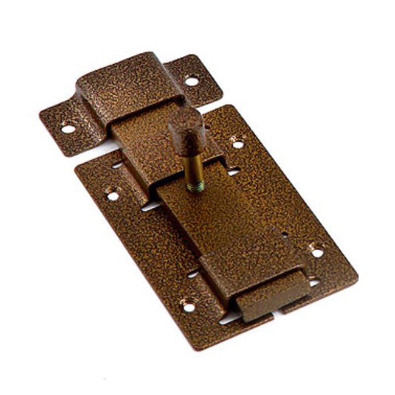 Задвижка дверная ЗД-02 бронза 