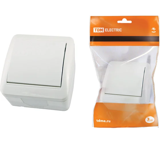 выключ 1-клав ОП Селигер 10А 185287