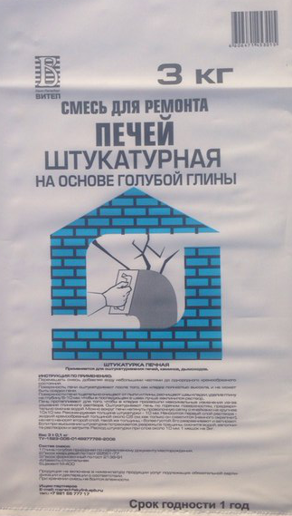Смесь для печей на глине 3кг Витеп