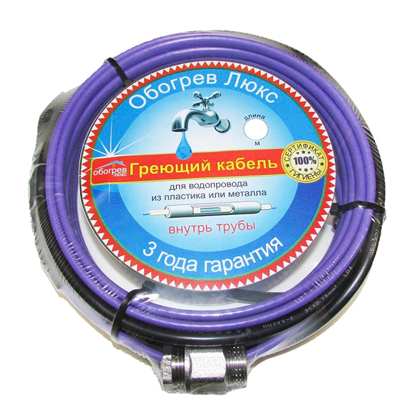 кабель греющ сам\рег д\уст\вн\трубу 15Вт 2м 170670