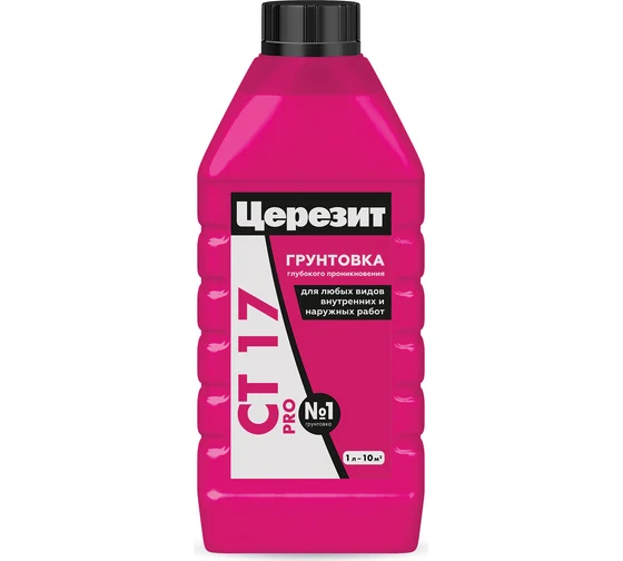 грунтовка Церезит СТ17\1 PRO 1л глуб\прон