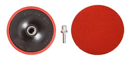 Насадка резиновая с липучкой д\дрели 125мм Креост 