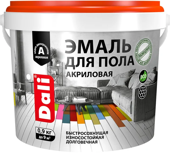 Эмаль РАДУГА д\пола быс\сох алк\ур 0.9 Орех