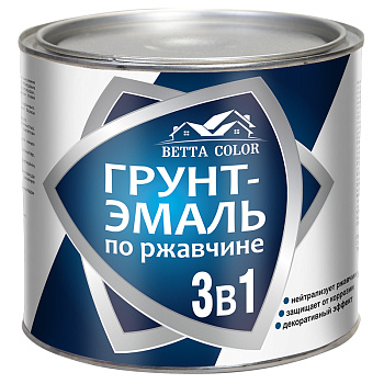 Грунт-эмаль 3в1 Betta Color 1.8 Желтая