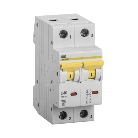 Автомат-выключатель ER60 40А 2-х полюсной