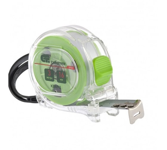 Рулетка 3м*16мм Кварц Сибртех 32520