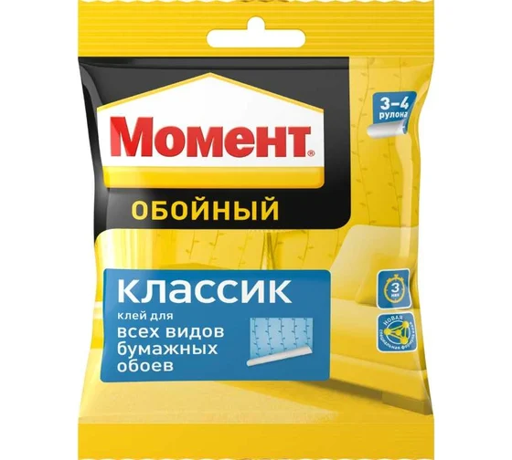клей обойный Момент Классик 100г 762892 клей обойный Момент Классик 100г 762892