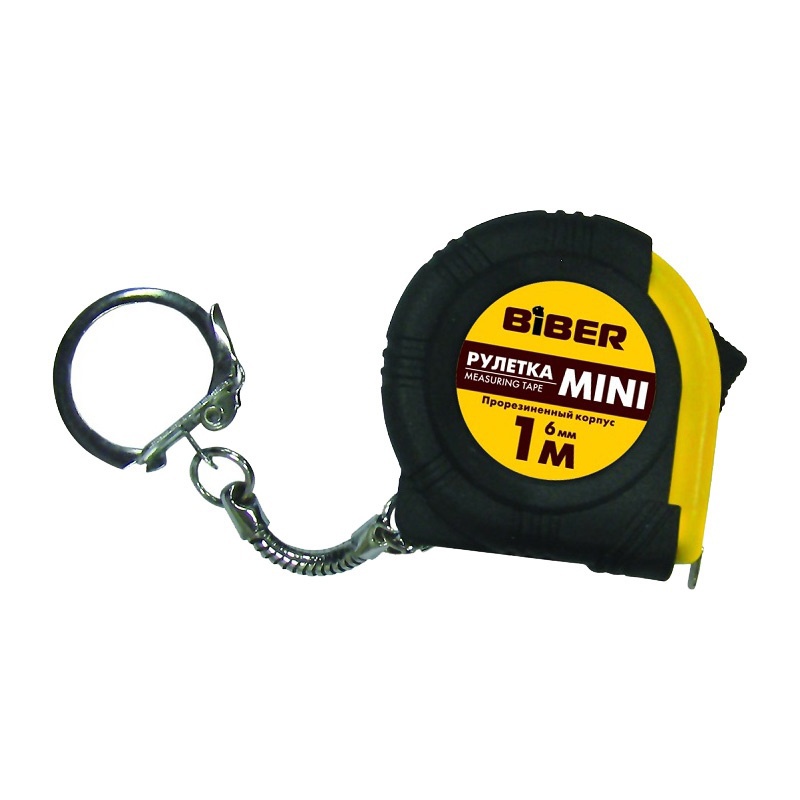 Рулетка 1м мини Бибер 40131 