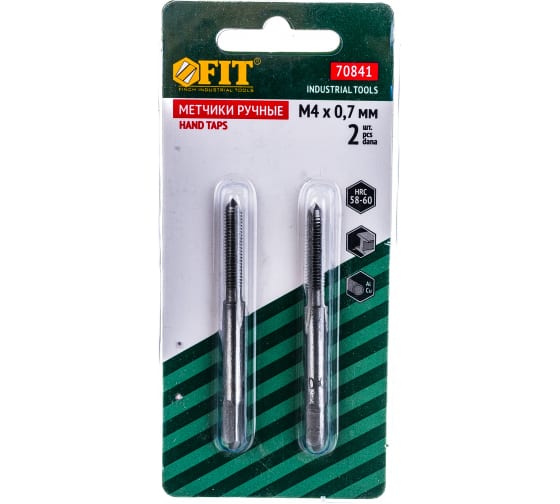 Набор мечников метрических 4*0.7мм (2шт)Фит 70841 
