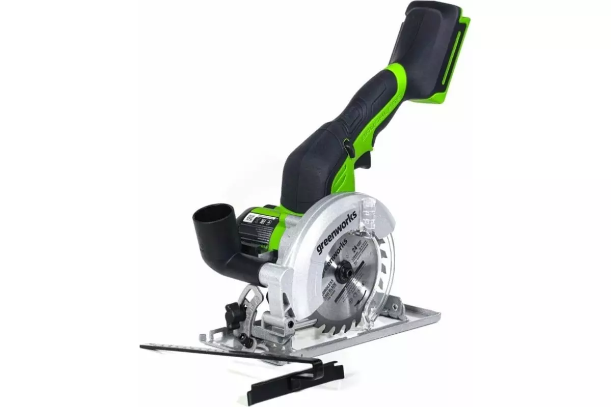 пила циркул мини 24В GreenWorks 1501207