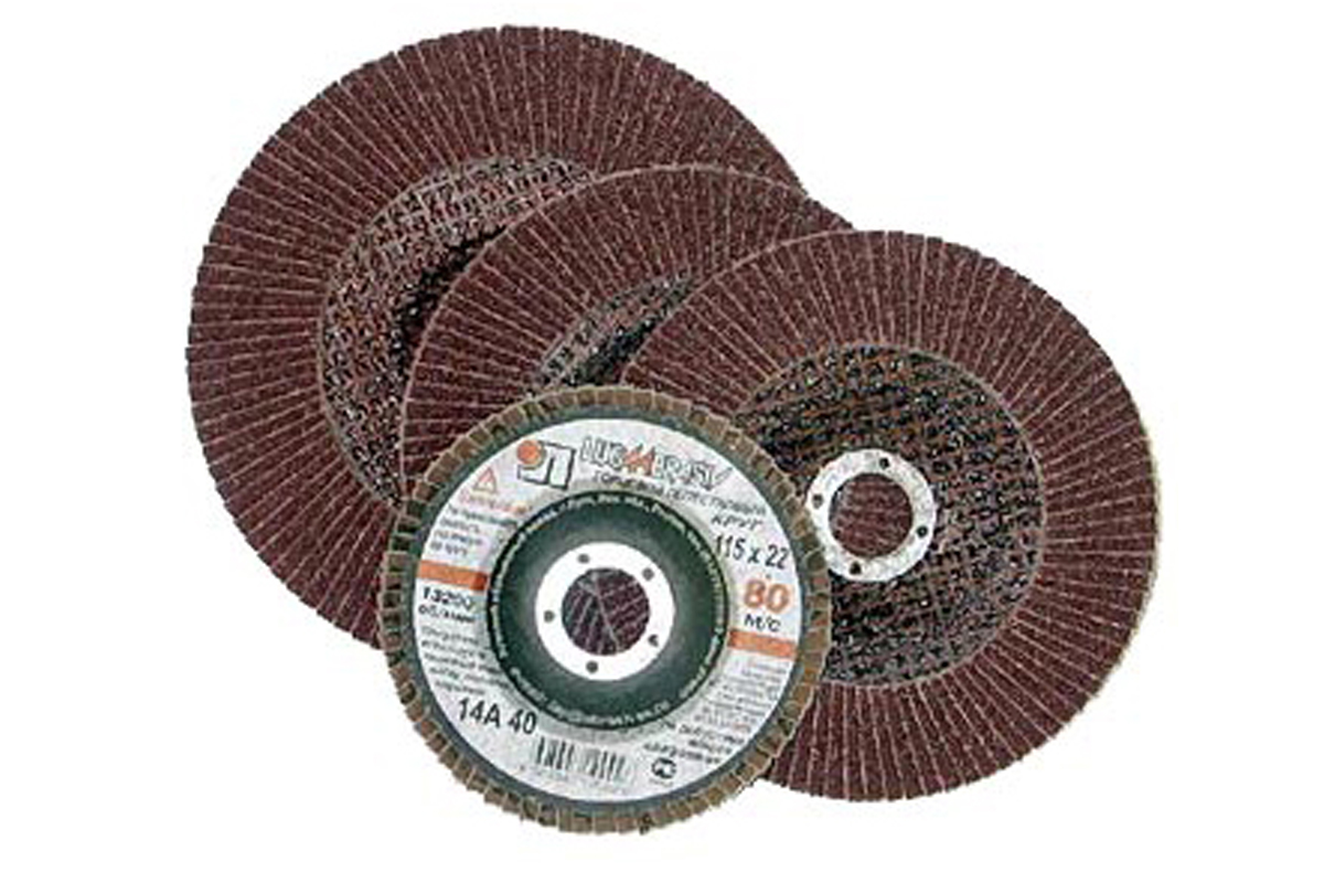 Круг шлифовальный 125*22.23 ткань А100 12510080 