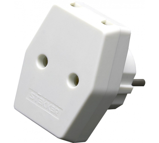 Тройник-разветвитель STEKKER б\з ADP10-6-20 39006