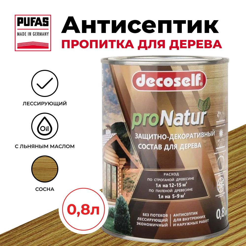 антисептик Пуфас ProNatur 0.8 сосна