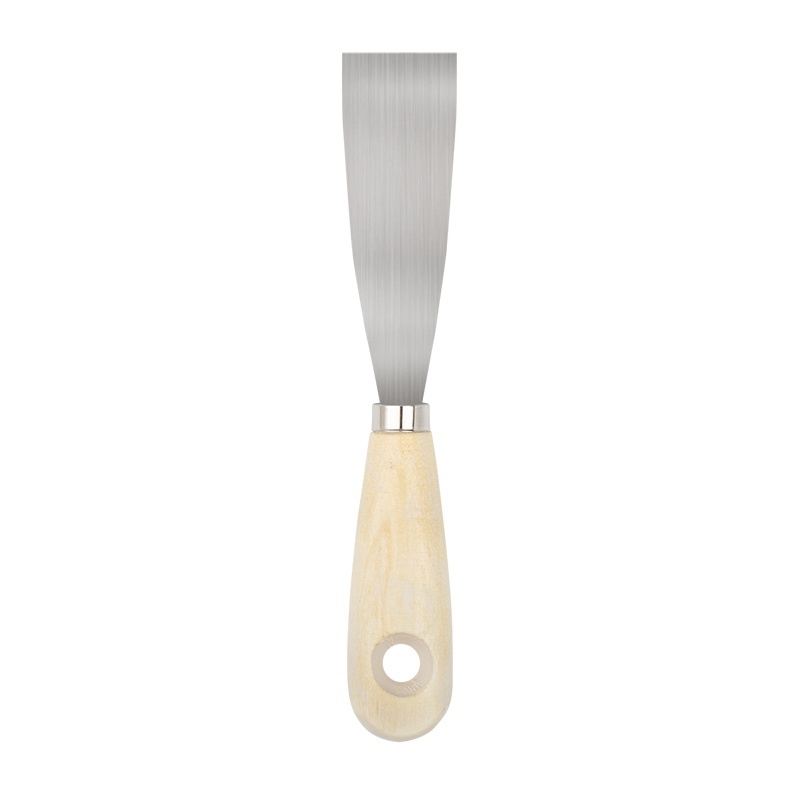 шпатель маляр 25мм нерж сталь\дер руч Бибер 35100