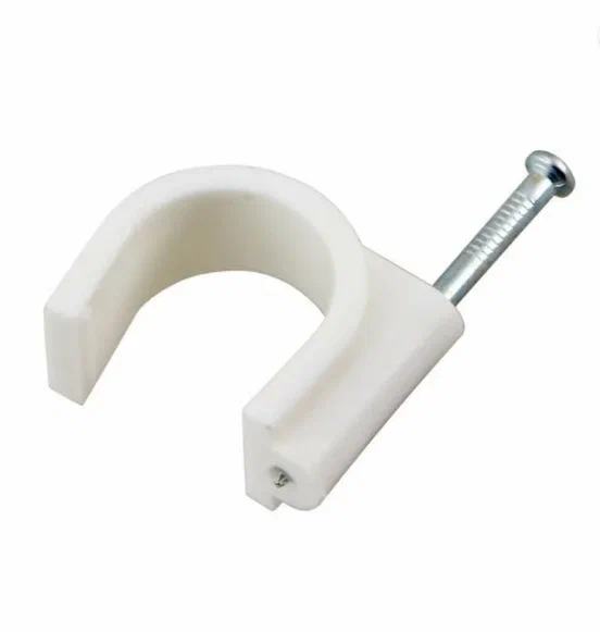 Скоба электроустановочная А-7 круглая (50шт) 39005  