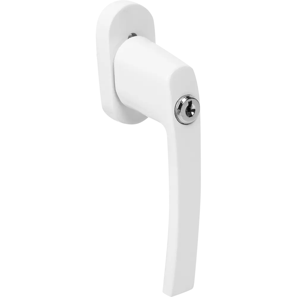 ручка балконная алюм белая 109