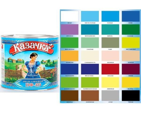 Эмаль ПФ115 0.9 Казачка Фиолетовая