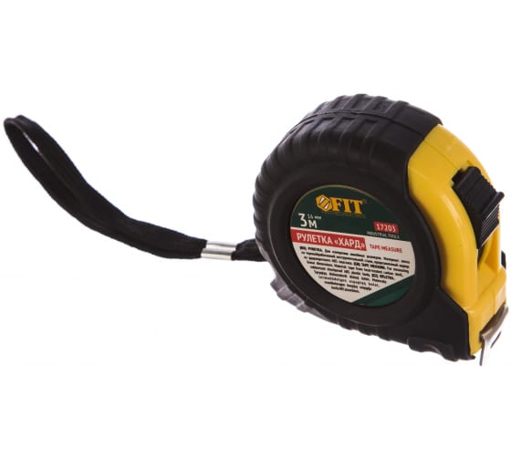 Рулетка 3м*16мм Хард 17203 