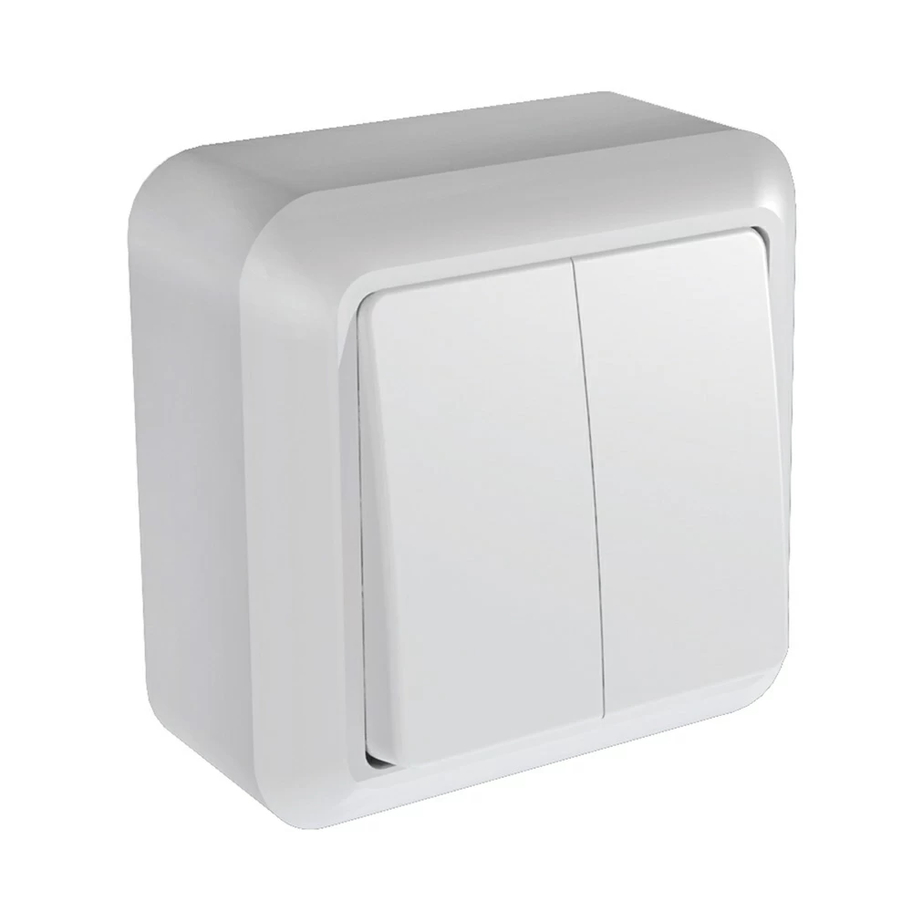 Выключатель 2-клавиши Оптима 2 