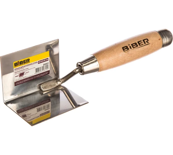 кельма угловая 80*60*60мм Бибер 35421