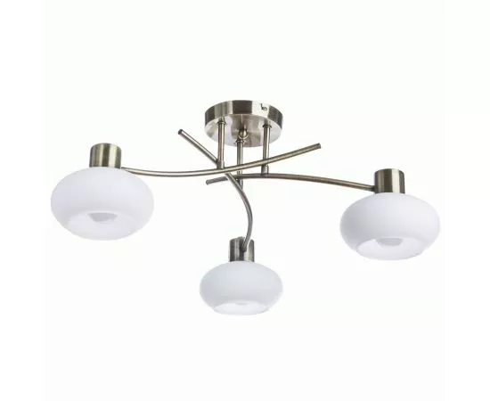 Люстра Latona 3*40W 56*25см белая антик бронза 740871