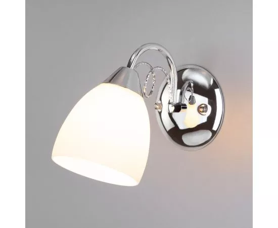 Бра Millisenta 1*40W 20*12см хром белый 714125