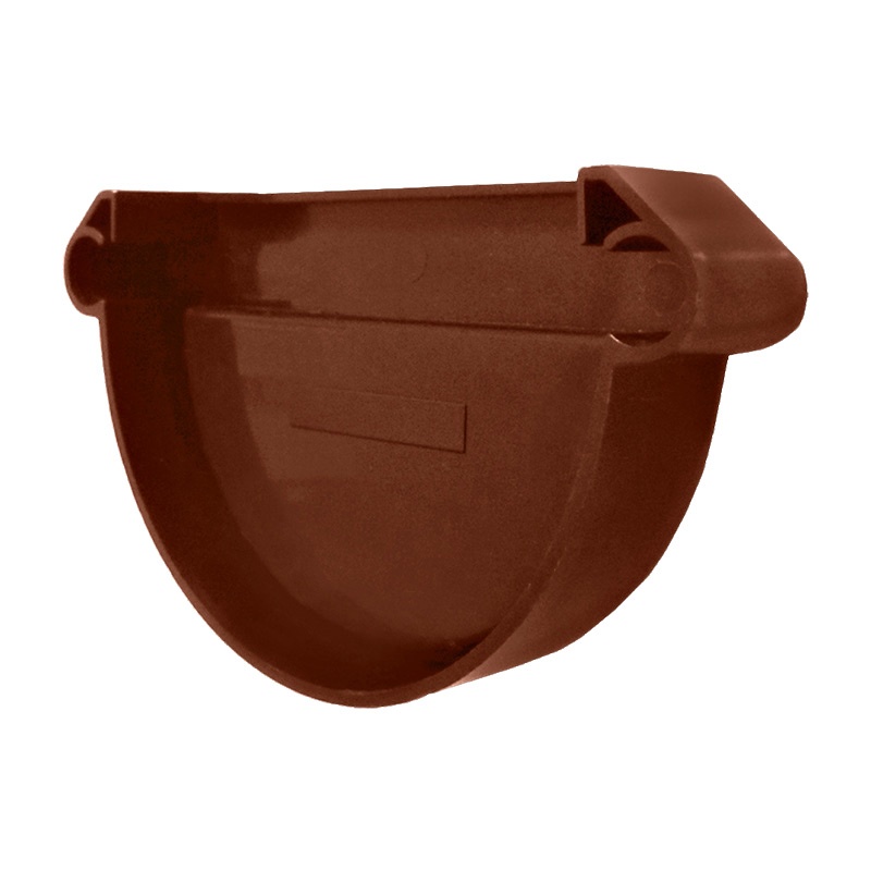 Заглушка желоба пластиковая коричневая Murol